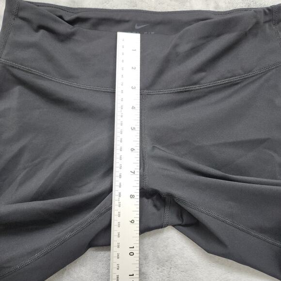 Nike Pants Womens S Black Dri-FIT Power Epic Lux Crop Leggings Drawstring Pocket - Picture 10 of 13